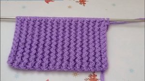 Резинка "Хлебный колос" спицами.