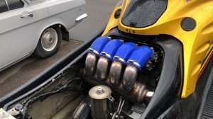 Гидроцикл с двигателем от мотоцикла. SWAP Suzuki Hayabusa. Yamaha Gp