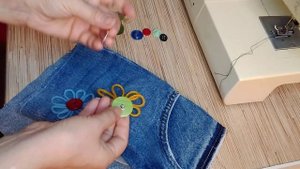 Детские сумочки из старых джинс