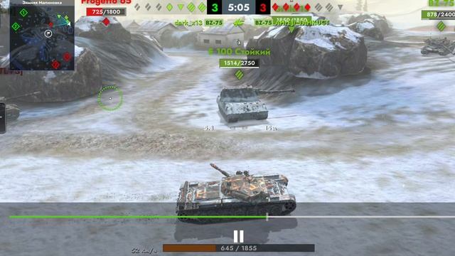 Tanks Blitz. KPABOTRON. Т100лт на Малиновке. Стырили 2 фрага.