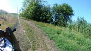 На мотоцикле по рыбным местам.