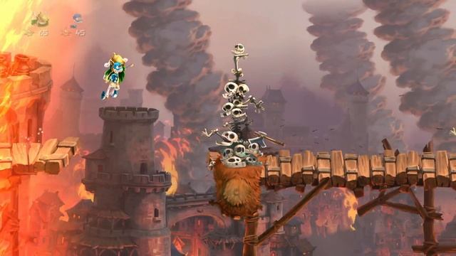 Rayman Origins - РОК ЗАМОК Музыкальные приключения