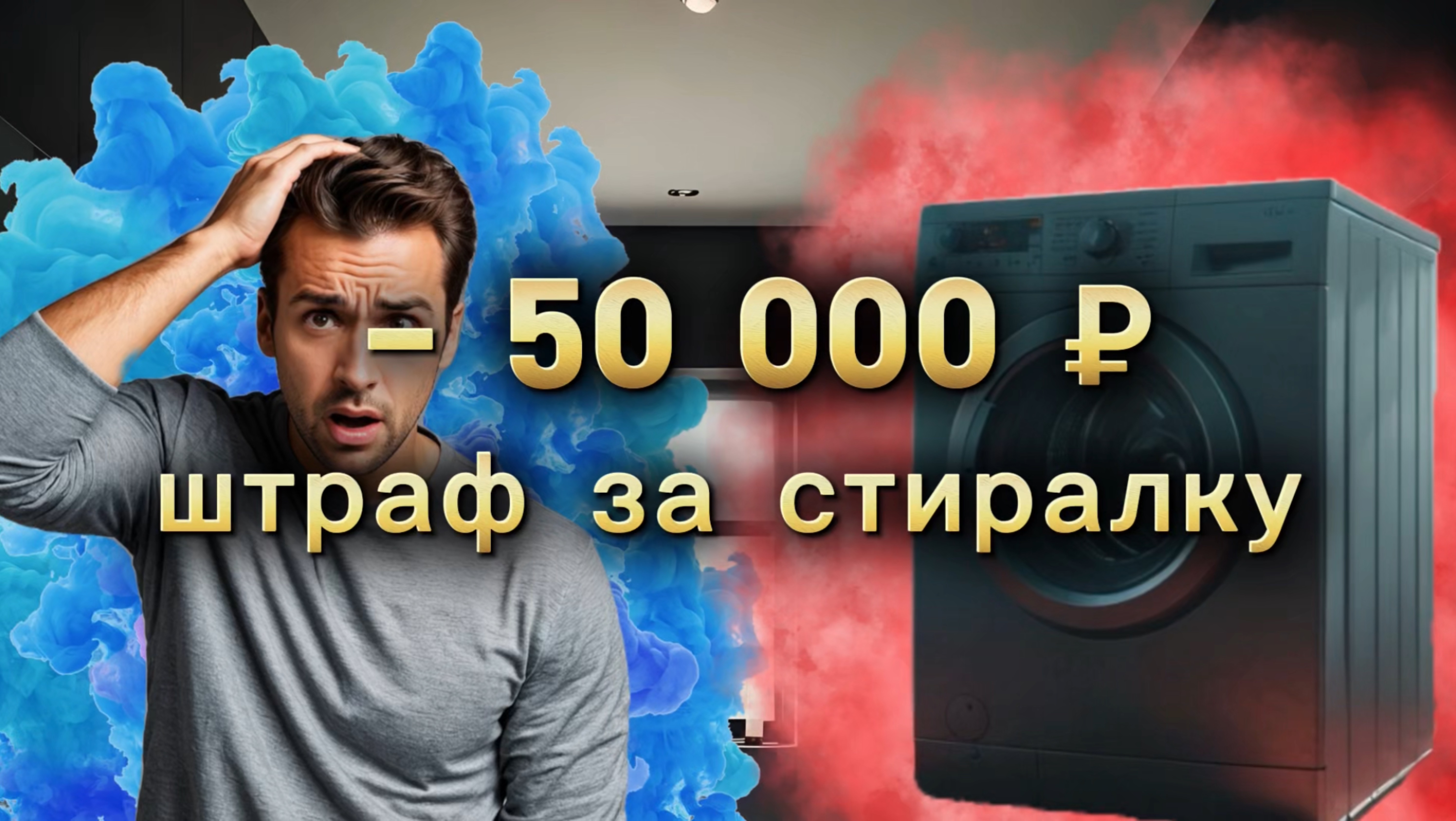 Штраф 50 000 рублей за стиральную машину в квартире – новая норма ЖКХ с 1 июня
