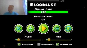 Батя помешал пройти Blood Lust | Geometry dash
