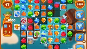 5857 уровень в игре Сокровища Пиратов.