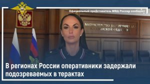 В регионах России оперативники задержали подозреваемых в терактах