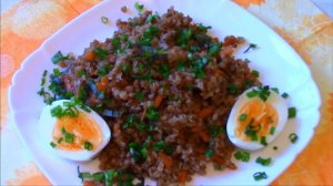 Как приготовить нежную рассыпчатую гречку с овощами.