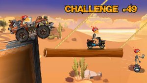 ЗАДАНИЯ ЗРИТЕЛЕЙ #49 челлендж МОНСТР ТРАК скутер машинки  гонки Hill Climb Racing 2 прохождение.
