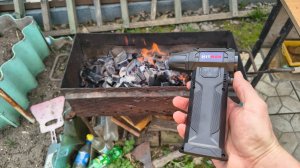 Обзор и тест Воздуходувки для розжига углей от компании HITMAN