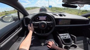 Porsche Cayenne Coupe E-Hybrid 2024 POV Test Drive
