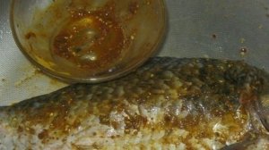 Карась на мангале