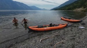 Телецкие проходимцы. Часть 1. Сплав на байдарках. Озеро