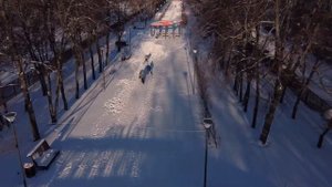 Зимний пейзаж Западной поляны.