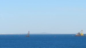 Строительство моста через Керченский пролив  Съемка о