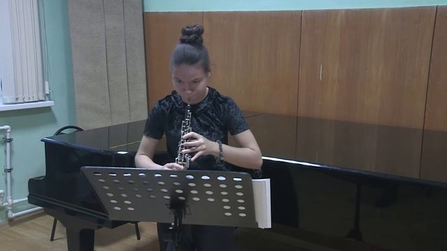 этюд  5 Сильвестрини Silvestrini Etude for oboe 5