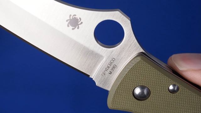 Нож Spyderco C46GPOD Lum Tanto M390 Japan смотреть онлайн
