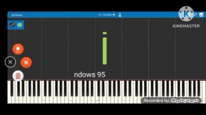 звуки windows 95 на 🎹!