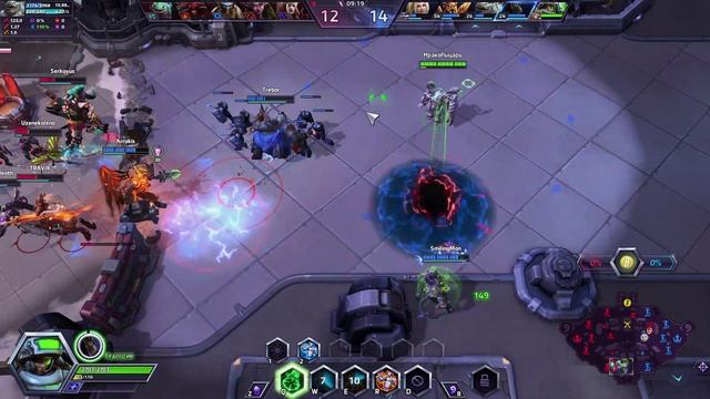 "Heroes of the Storm"  Моралес в деле  (Лекарь)