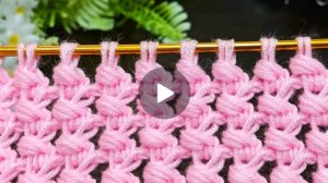 Узор крючком в тунисской технике вязания 🙂 #тунисскоевязание #веселыепетельки #Анявяжет #вязаниекрю