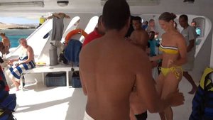 Египетские народные танцы на яхте.