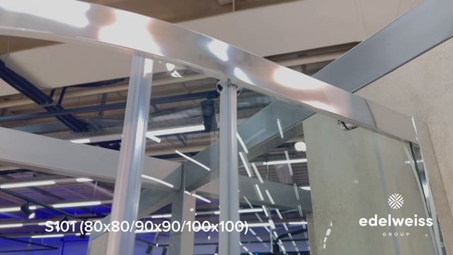 Душевой уголок Black  White S101