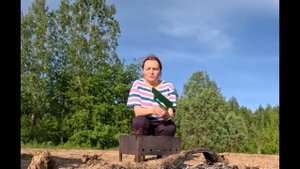 Съездили на речку, пожарили шашлык. Мукбанг. Часть 2