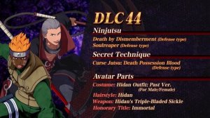 Трейлер Naruto to Boruto: Shinobi Strikers (Hidan DLC)