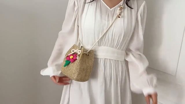 Женская сумка через плечо, плетеная, летняя сумка