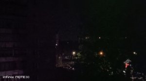 6.06.2024. Саратов. Сильная гроза. (Снято из окна моей комна