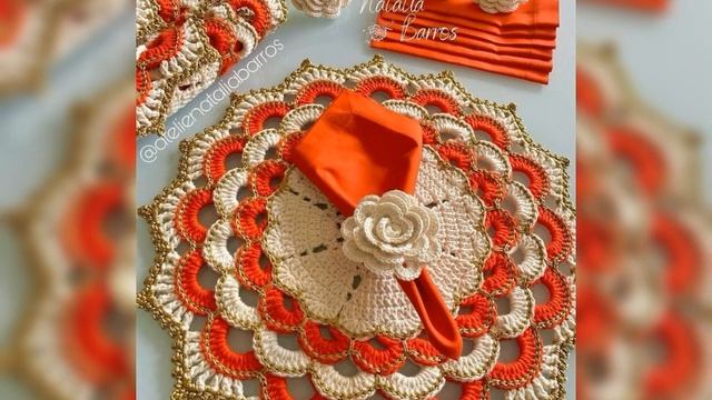 Шикарные салфетки для вашего дома 🌹🌷💐 смотреть онлайн