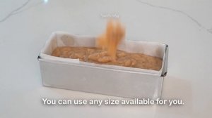 Nutella Chunks Banana Loaf moist and fluffy