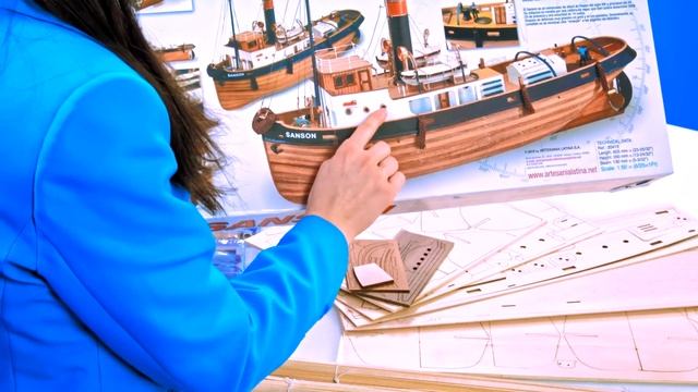 Буксир Sanson - Сглобяем модел от Artesania Latina - store.bg смотреть онлайн