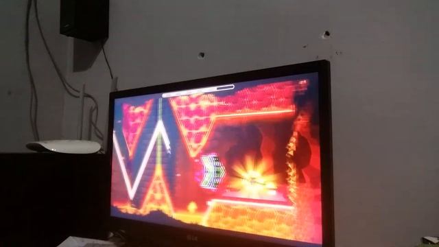 Умер на уровне Fingerdash в конце  Geometry Dash