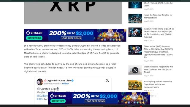 XRP шокирует: Уолл-стрит, недвижимость в Дубае и кража на $123K — что происходит?! смотреть онлайн