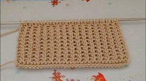 Простой и очень симпатичный узор спицами. 2 петли и 2 ряда.