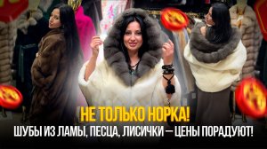 НЕ только норка!🔥 Шубы из ламы, песца, лисички – ЦЕНЫ порадуют! ✨Садовод, павильон Майи.