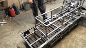 Продолжение сборки самодельного снегохода