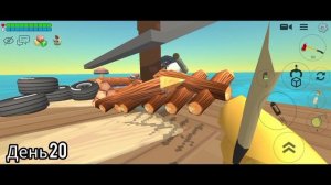 100 дней выживания на плоту в чикен Ган #chickengun #рекоменд?