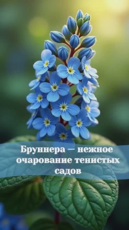 Бруннера или незабудка — нежное очарование тенистых садов  #незабудка