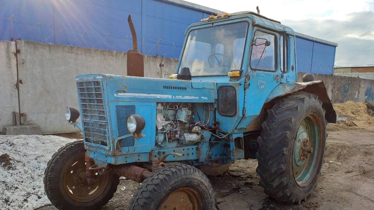 плановое замена сцепления и замена венца маховика МТЗ 82!