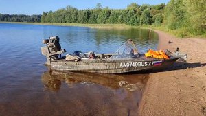 28 августа 2024 г. Лодка "ОБЬ-1" ЗИЧ мотор  болотоход GATOR 🐊TA