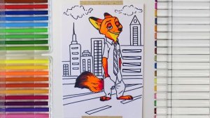 Drawing Nick the Zootopia | Рисуем Ника Зверополис