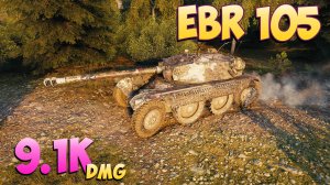 EBR 105 - 5 Фрагов 9.1K Урона - Проще самому! - Мир Танков