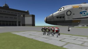 Идеальная посадка и парковка Шаттла в KSP !