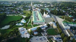 Суздаль с высоты птичьего полета. Полет на дроне.