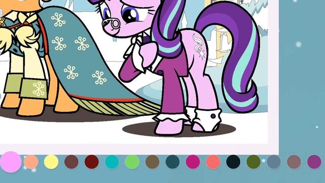 Игра Мой Маленький Пони Раскраска 100 Часть смотреть онлайн