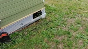 Прополка картофеля триммером, с разными насадками.