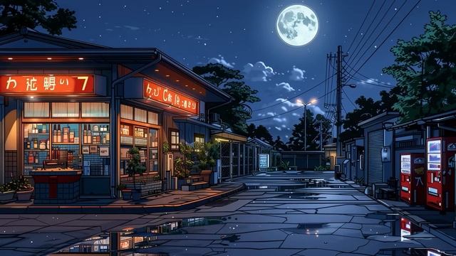 Глубокая ночь в Токио Lo fi City  Lofi Beats для сна, расслабления Lofi music Lofi Live Лофи Хип Хоп