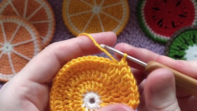 Эффектная салфетка "Апельсин". Вязание крючком для нач смотреть онлайн