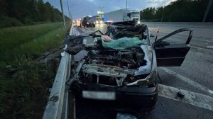 На МКАД произошло ДТП с погибшим и четырьмя пострадавшими